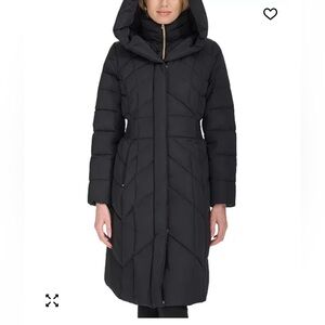 Cole Haan Women’s Bibbed Hooded Puffer Coat - Size XL - NWOT